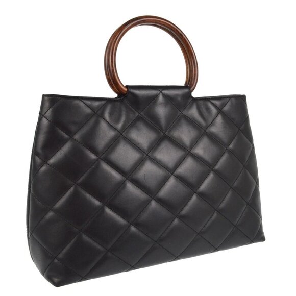 Chanel Black Lambskin Tote Bag - Picture 2 of 7